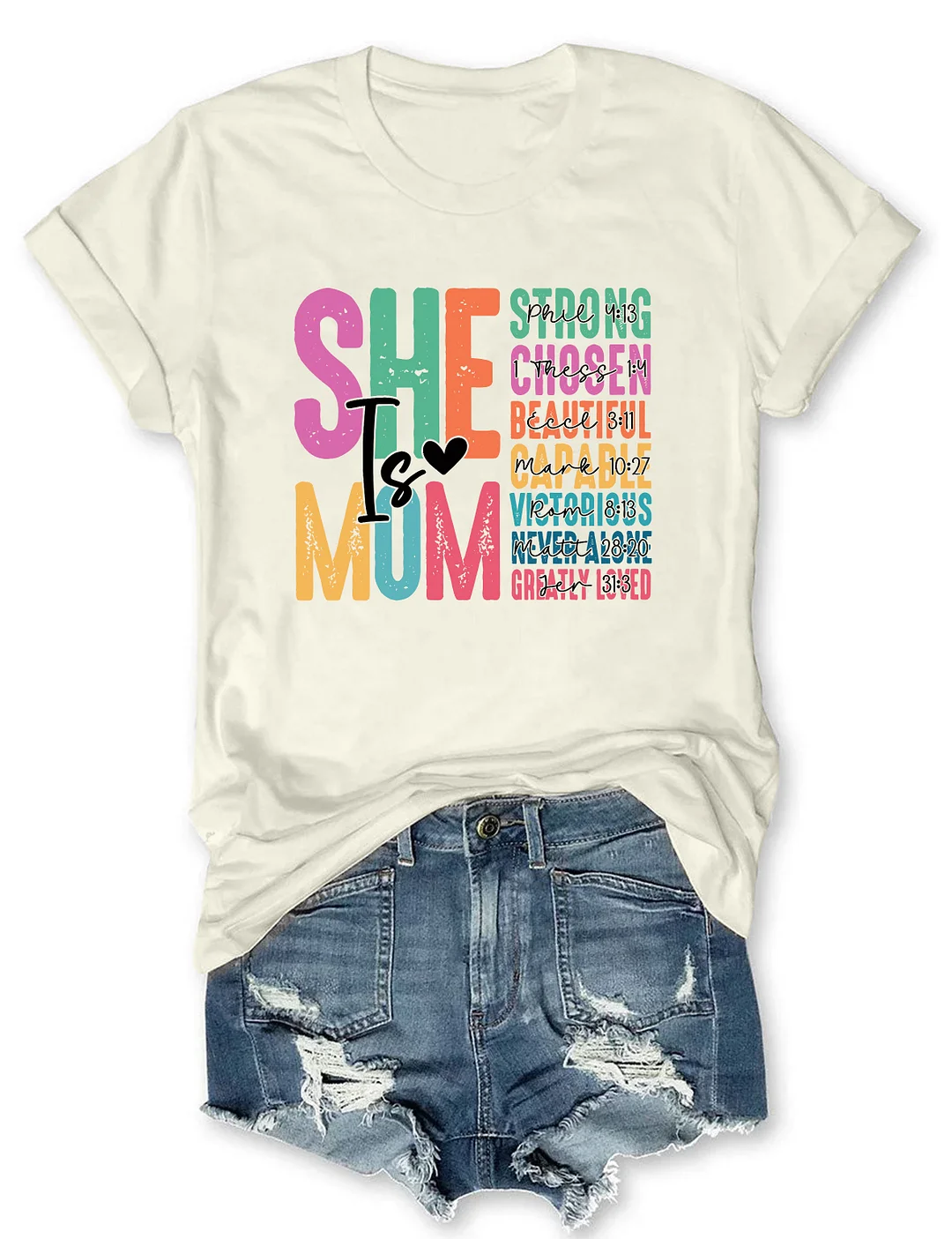 She Is Mom T-shirt