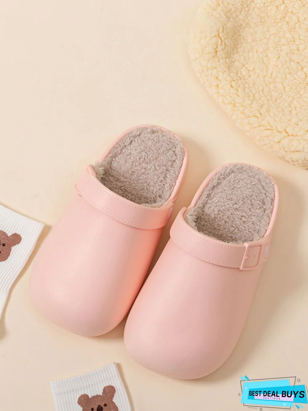 Waterproof Casual Winter Warm Lined Eva Sandals