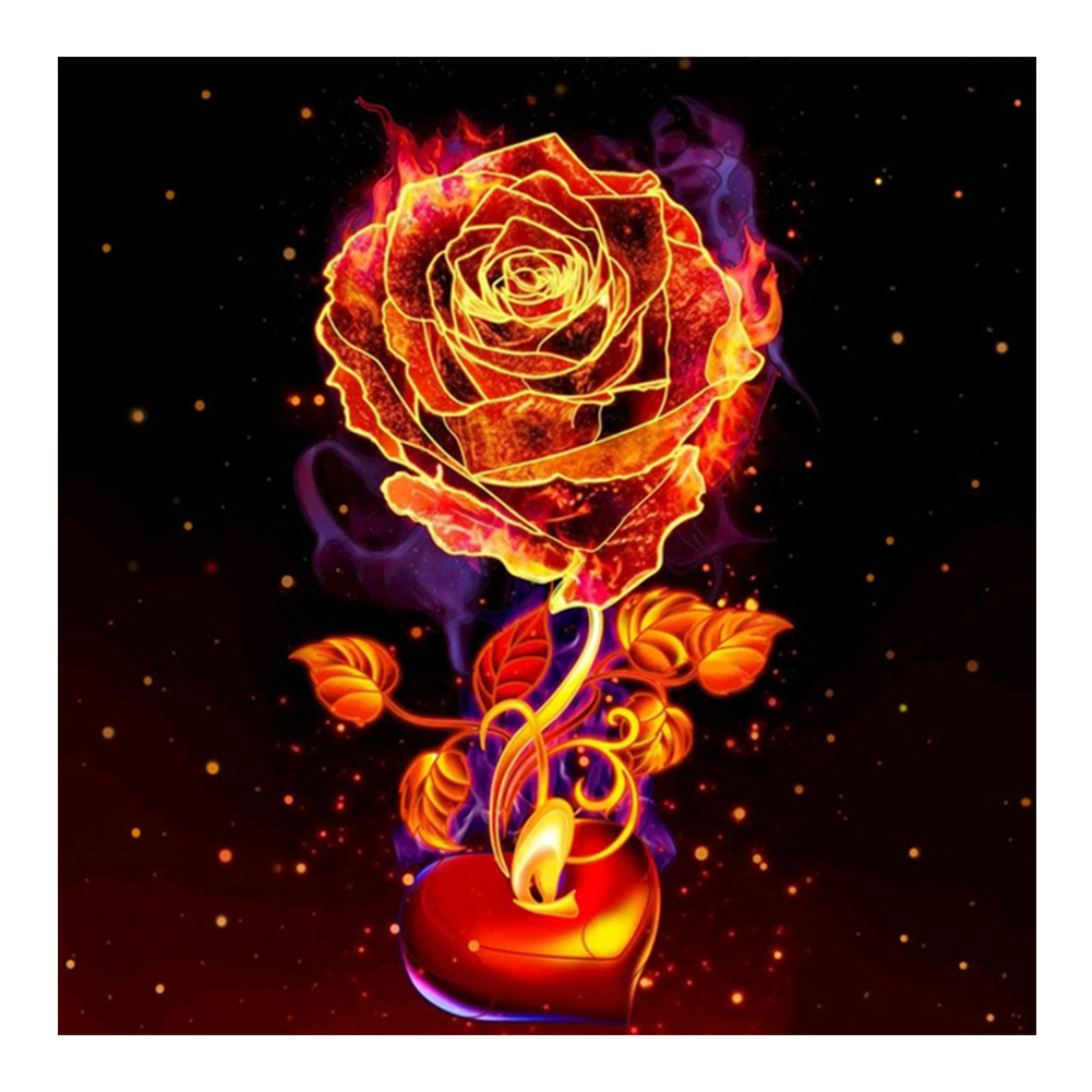 Flaming rose. Rose Flame.