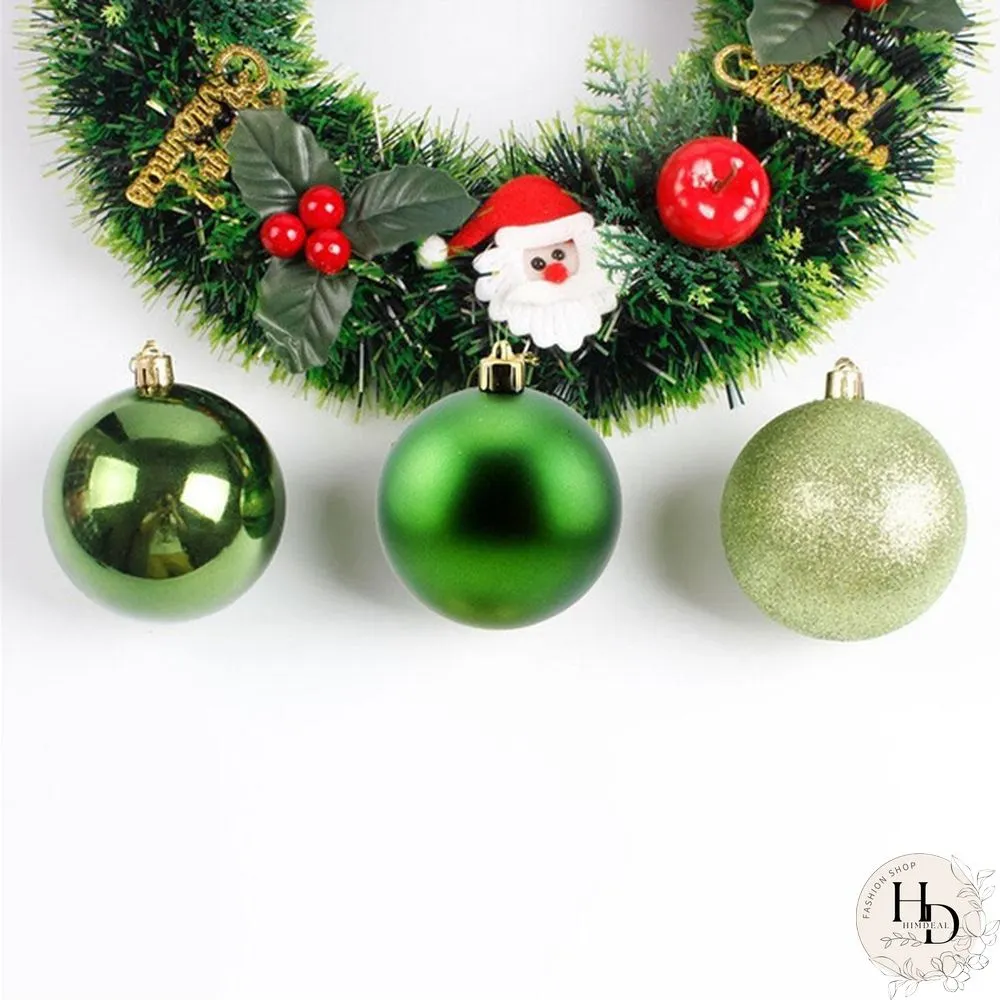 PcsSet Christmas Tree Ornaments Multi-color Ball Plastic Gift for Xmas Holiday Decoration