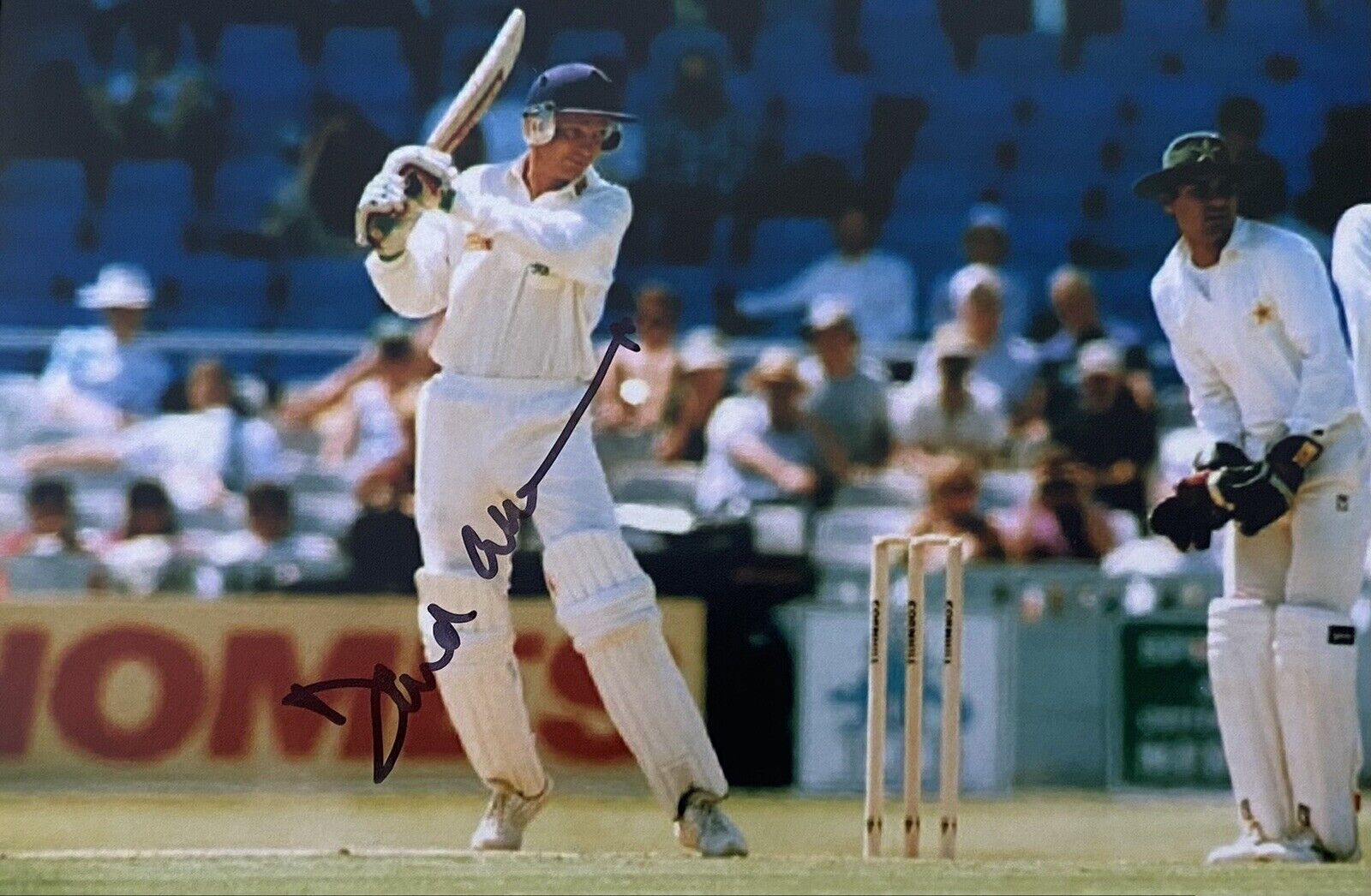 David Gower Genuine Hand Signed England 6X4 Cricket Photo Poster painting 4