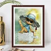 Diamond Painting -DIY Round Drill Cartoon Girl