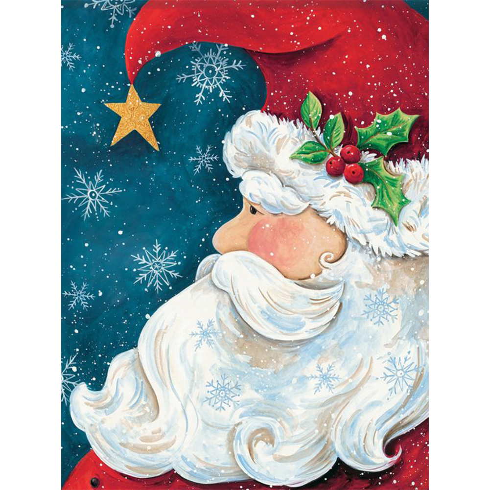 

Santa Claus - Round Drill Diamond Painting - 30*40CM, 501 Original