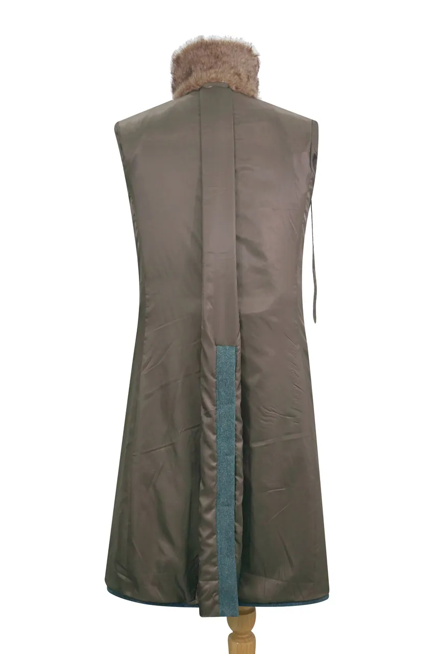   Polizei German Officer Fur Collar Wool Greatcoat German-Uniform