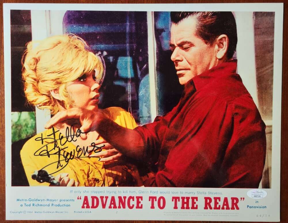 Stella Stevens JSA Coa Signed 11x14 Advance To The Rear Photo Poster painting Autograph