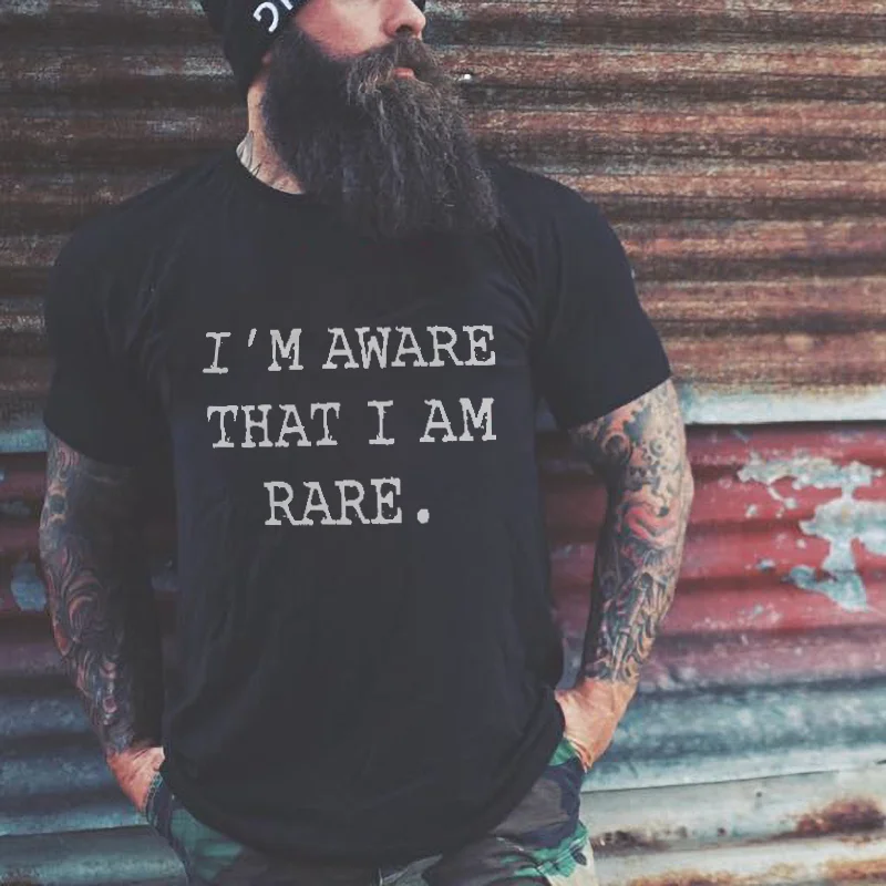 Livereid I'm Aware That I Am Rare T-shirt - Livereid