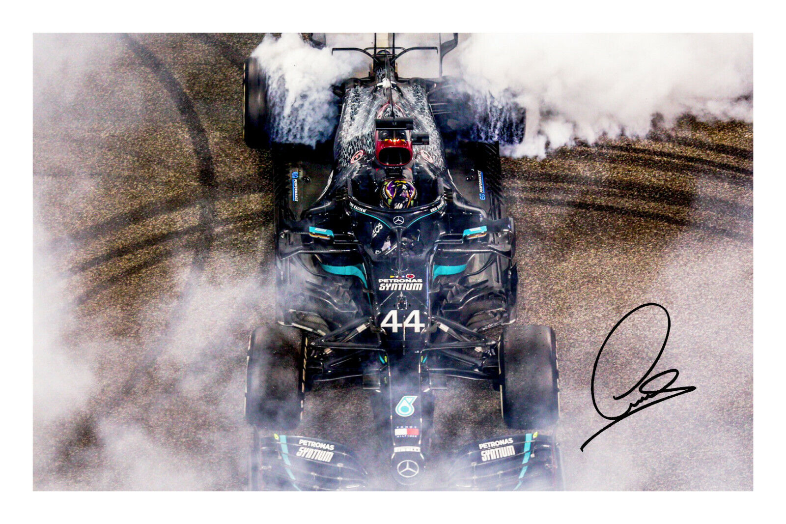 Lewis Hamilton Signed A4 Photo Poster painting Print Autograph Formula 1 Driver 2021 F1