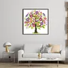 Four Seasons Tree-Spring-14CT Stamped Cross Stitch 18*18cm/7.09*7.09in tapestrymarket