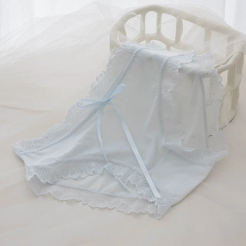 Sexy Lace Panties Cotton Women's Underwear  Fashion Invisible Comfort Briefs Mid Waist Seamless Underwear Female Lingerie