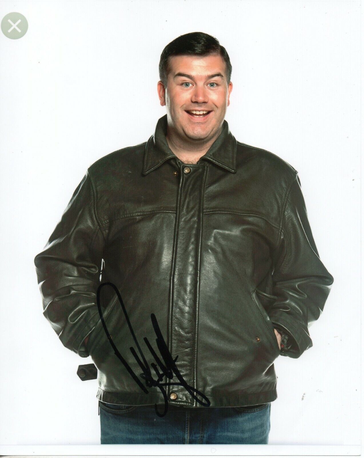 Paddy Houlihan as Dermot in Mrs Brown's Boys Signed 10x8 Col Photo Poster painting Autographed