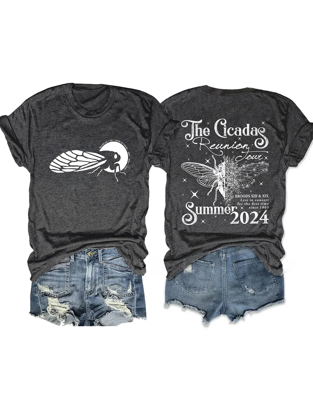 The Cicadas Reunion Summer Tour T-shirt