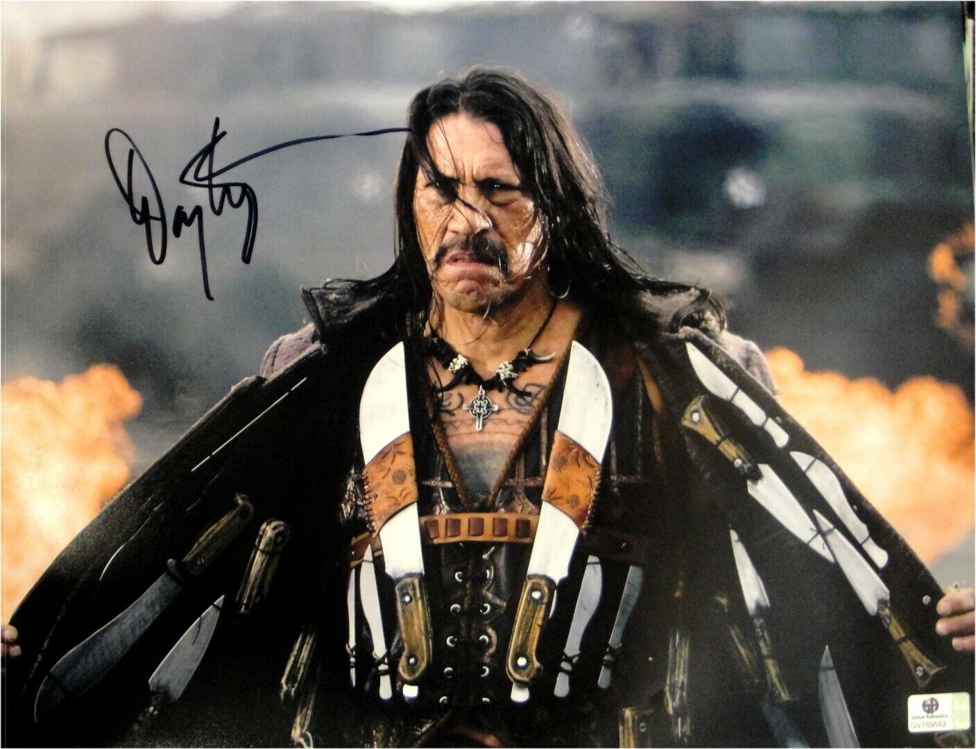 Danny Trejo Hand Signed Autographed 11x14 Photo Poster painting Machete JSA U16403