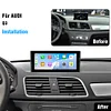 Ugode AUDI Q3 2013-2018 year Apple CarPlay Android Auto Display Monitor Upgrade Autoradio Stereo 