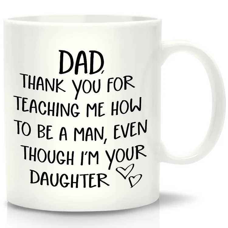 Ceramic Cup Handle Fathers Day Gift Coffee Breakfast Milk Home Office Mugs