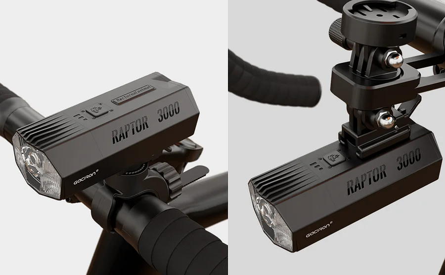 Gaciron Raptor-3000 自転車用ライト Gaciron（ガシロン）フロントライト Raptor-3000