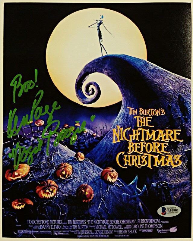 KEN PAGE Signed 8x10 Photo Poster painting Disney Voice OOGIE BOOGIE Movie Poster w/ Beckett COA