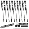 [US Local Warehouse] 10Pcs Flush Mount Extension Bolt with Rod Latch Slide Bolt Lock for French Doors