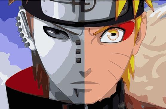 

Half Paine Half Naruto – Paint By Numbers - 40*50CM, 501 Original
