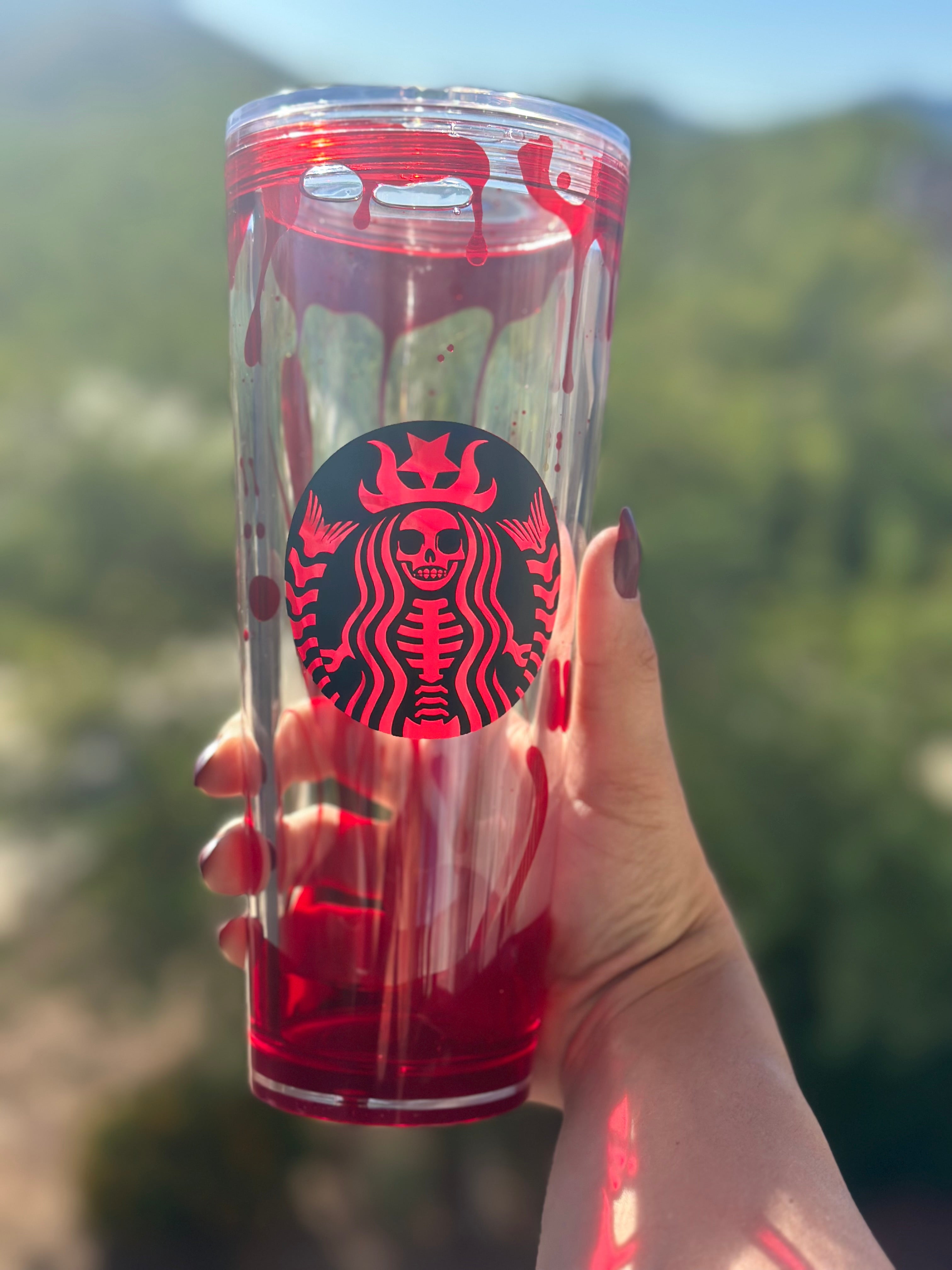 Loveyoufancy Blood Drip Tumbler