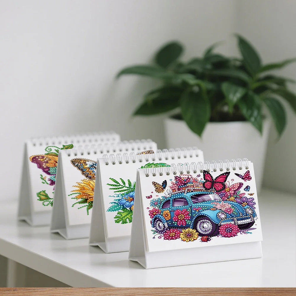 5D/DIY Diamond Painting Calendar Kit Partial Drill Diamond Art Paper Calendar