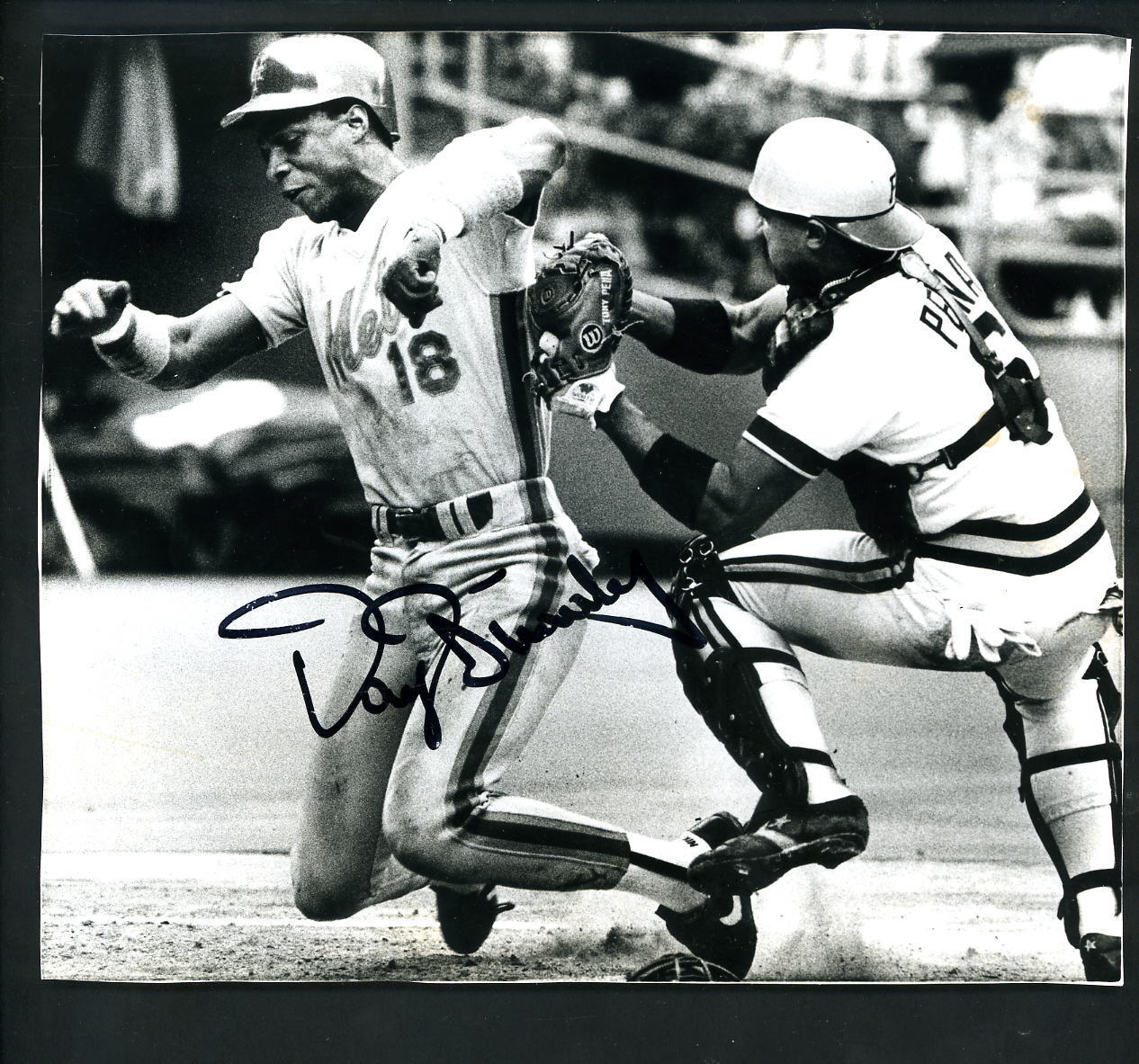 Darryl Strawberry Signed Autographed Original 7 x 8 Photo Poster painting New York Mets