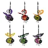 Painted Iron Bee Sculpture Metal Insect Garden Hanging Ornament