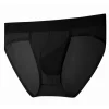 Men's Ultra-thin Transparent Seamless Ice Silk Sexy Briefs
