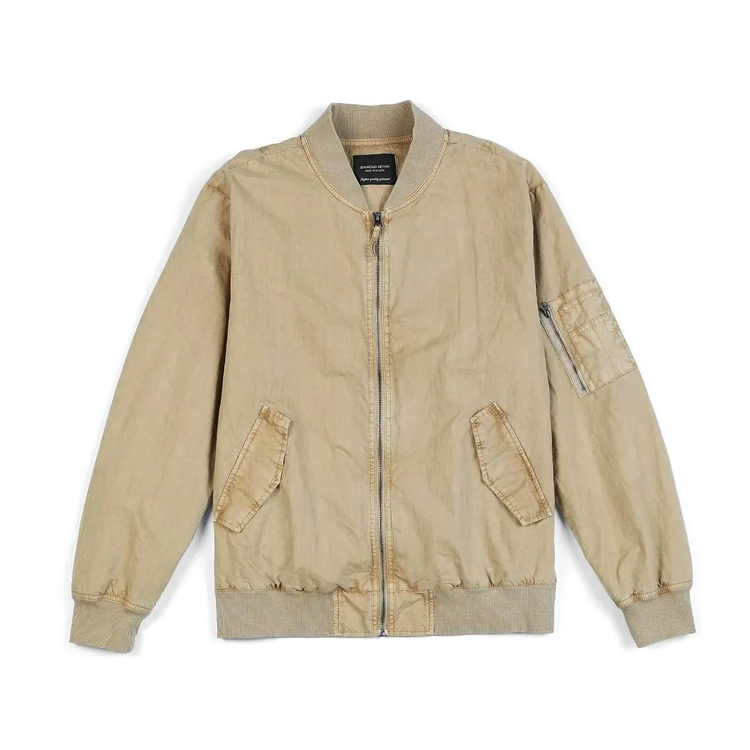 SIMWOOD 2021 Autumn New  Bomber Jackets Men Vintage Cargo Baseball  Jackets Plus Size High Quality Coats  SJ130913