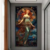 (Big Size) Goddess - 11CT Stamped Cross Stitch 50*90cm/19.69*35.43in