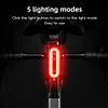 SMART BLUETOOTH BIKE LOCK LIGHT BRAKE SENSING SADDLE TAILLIGHT USB-C IPX6 WATERPROOF