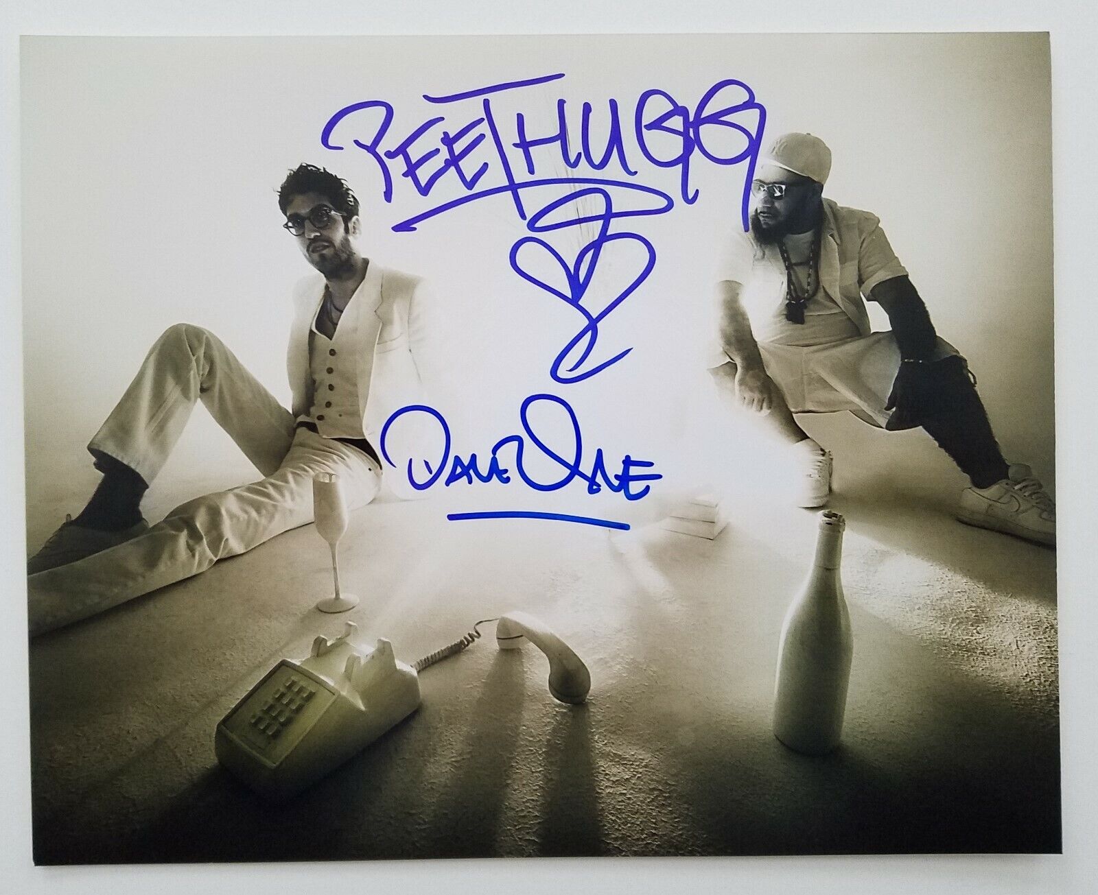 Chromeo Signed 8x10 Photo Poster painting P-Thugg & Dave 1 Electro Funk Dance Music LEGENDS RAD