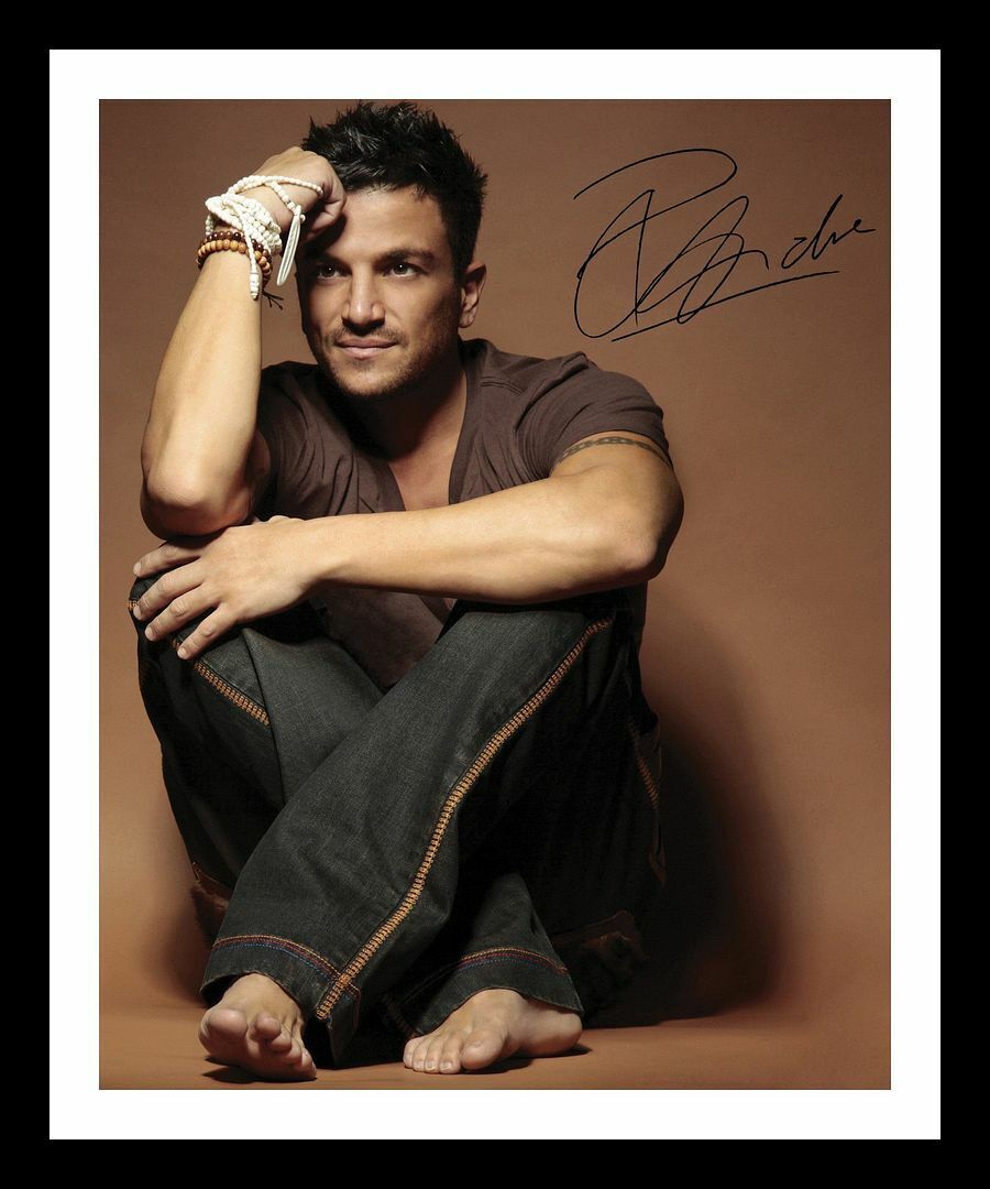 Peter Andre Autograph Signed & Framed Photo Poster painting 2