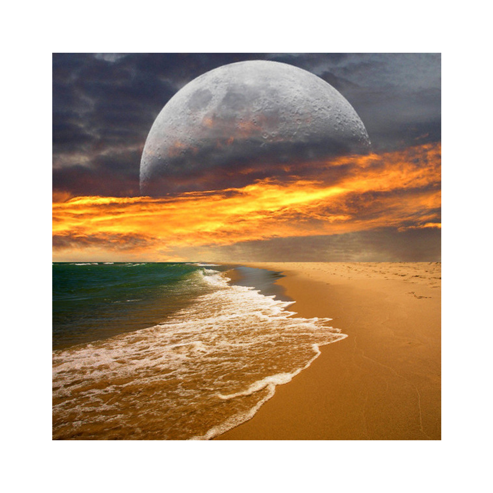 

Twilight Moon - Round Drill Diamond Painting - 30*30CM, 501 Original