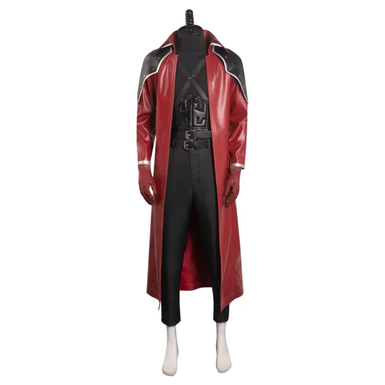 Crisis Core - Final Fantasy VII Reunion- GenesisRhapsodos Cosplay Costume Outfits Halloween Carnival Suit