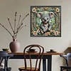 (40*40cm)Flower Koala - Full Round Drill Diamond Painting