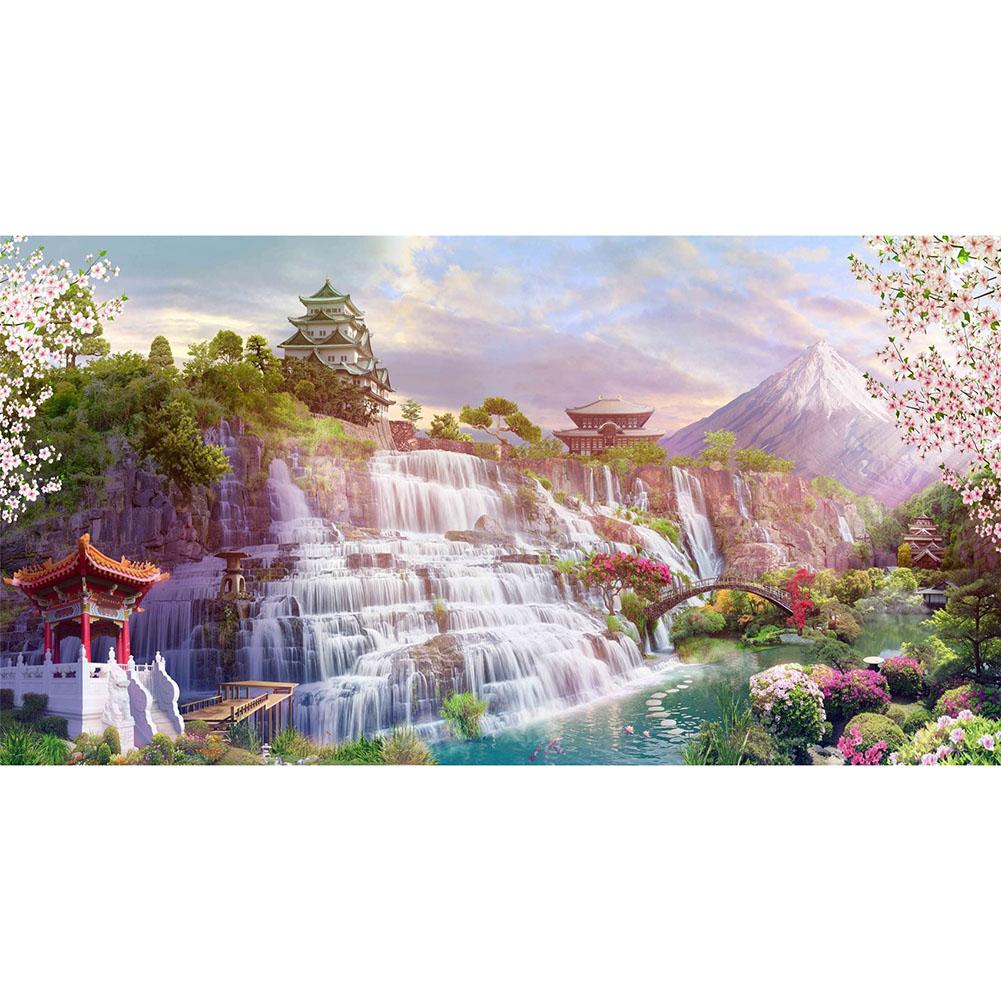 

Waterfall - Round Drill Diamond Painting - 45*85CM (Big Size), 501 Original