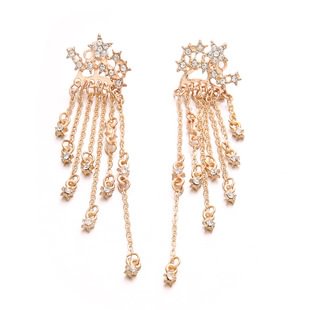Shining Star Tassel Earrings