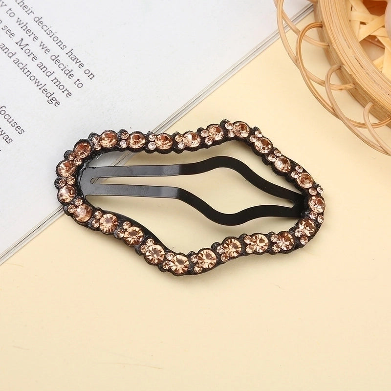 Women’s Minimalist Clouds Alloy Inlay Rhinestones Hair Clip
