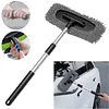 Windshield Cleaner Tool Telescopic Car Window Cleaner for Car Mirrors & Glass