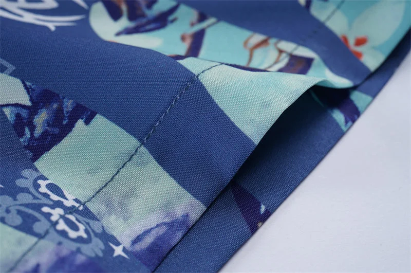 AMIRI 2023 new silk short-sleeved shirt