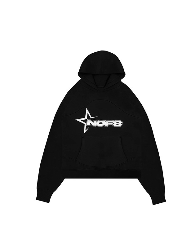 Hip Hop Street Style Y2K Letter Print Oversized Hoodie