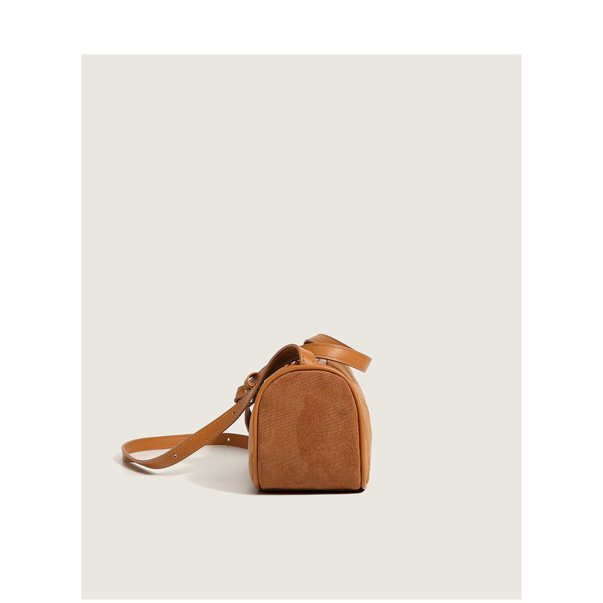 French Niche Premium Retro Matte Suede Baguette Bag Fashion Joker Women's Shoulder Messenger Bag