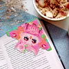 4PCS DIY Diamond Painting Corner Bookmark Kits (Pink Owl)