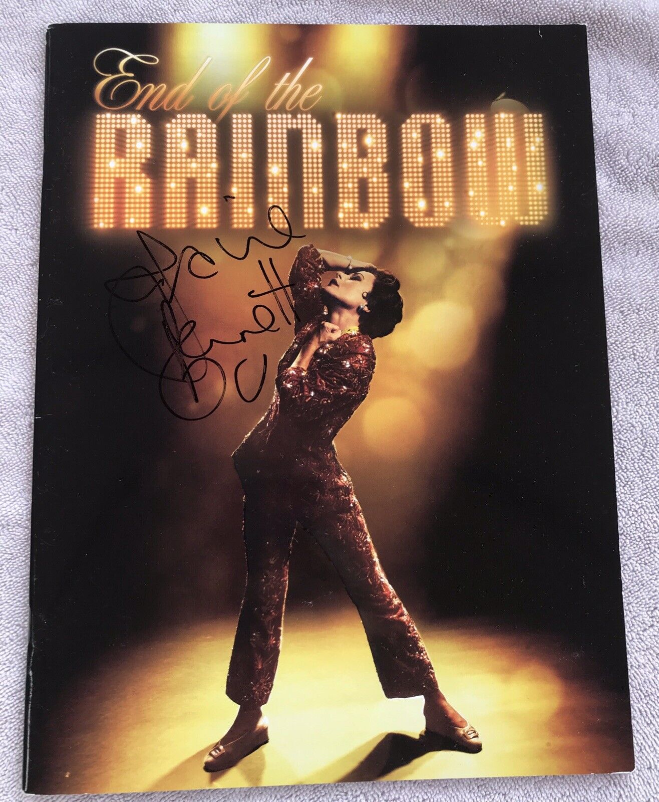 Tracie Bennett Judy Garland Autographed Signed “ “End Of The Rainbow “