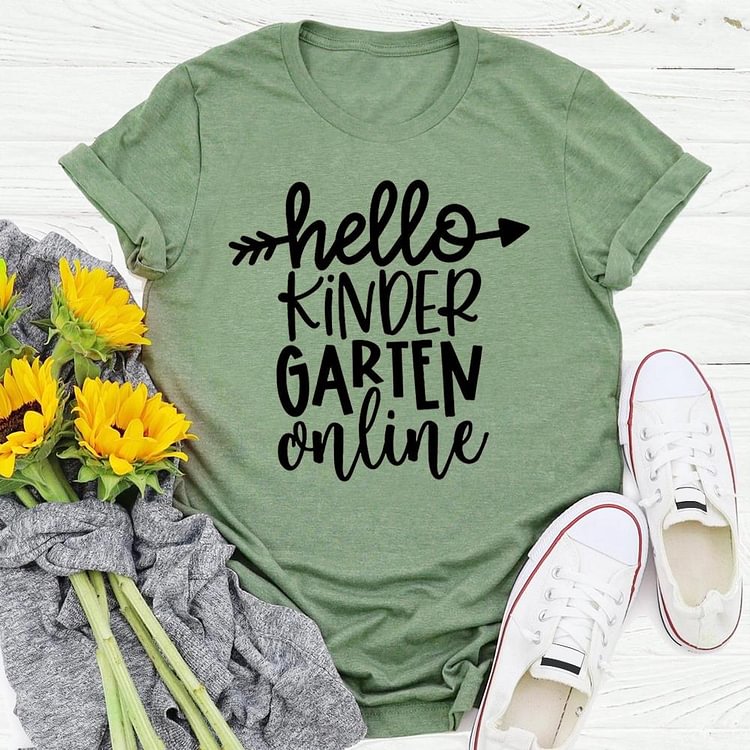 ANB - Hello Kindergarten Online Book Lovers Tee-03498