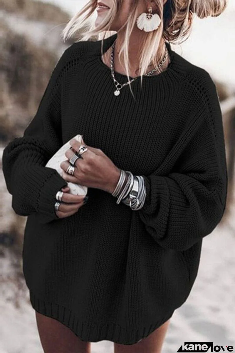 Casual Solid Solid Color O Neck Tops