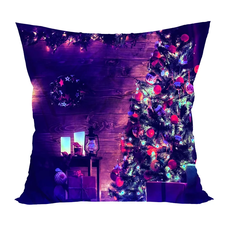 Christmas Tree - Fluorescent Pillowcase 45*45cm