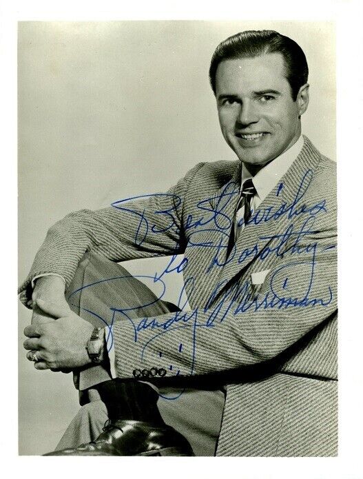 Vintage RANDY MERRIMAN Signed Photo Poster painting