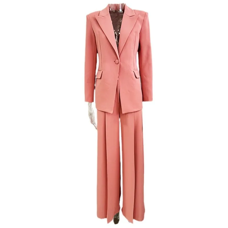 Nigikala Nigikala Early Spring New Fashion Embroidery Hollow Heavy Industry Embroidery Suit Straight Trouser Set