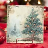 6PCS DIY Diamond Art Greeting Cards Winter Theme Congratulations Cards & Gifts